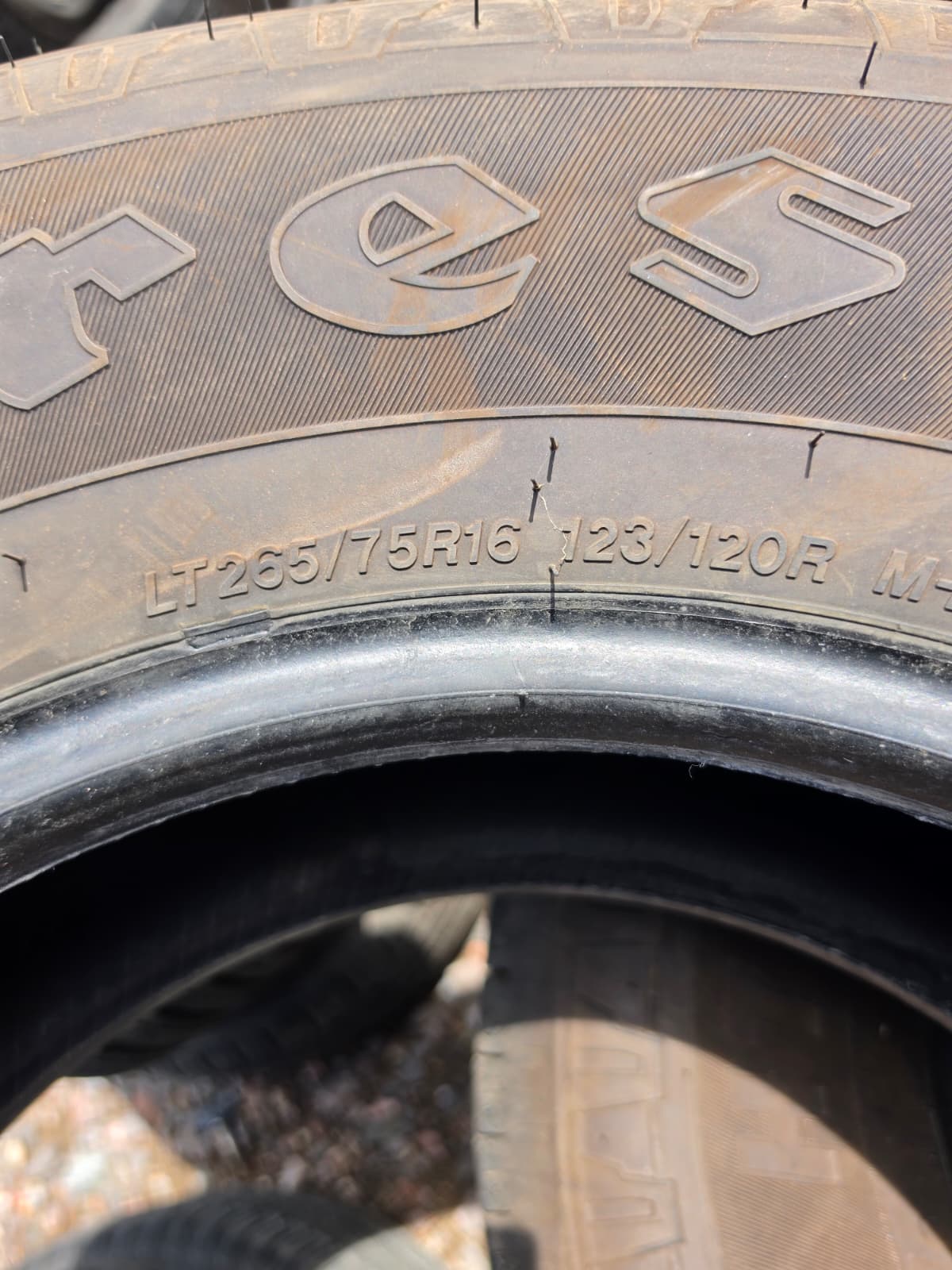 LT265/75R16 Set (4 Used Tires) FireStone Transforce HT2