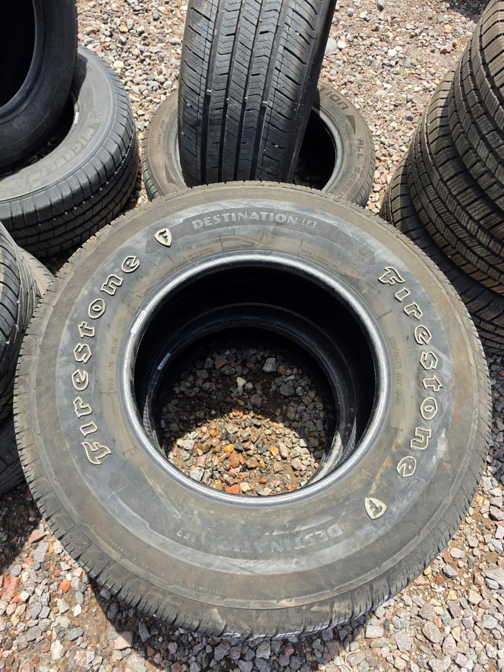 265/70R16 Pair (2 Used Tires) FireStone Destination LE3