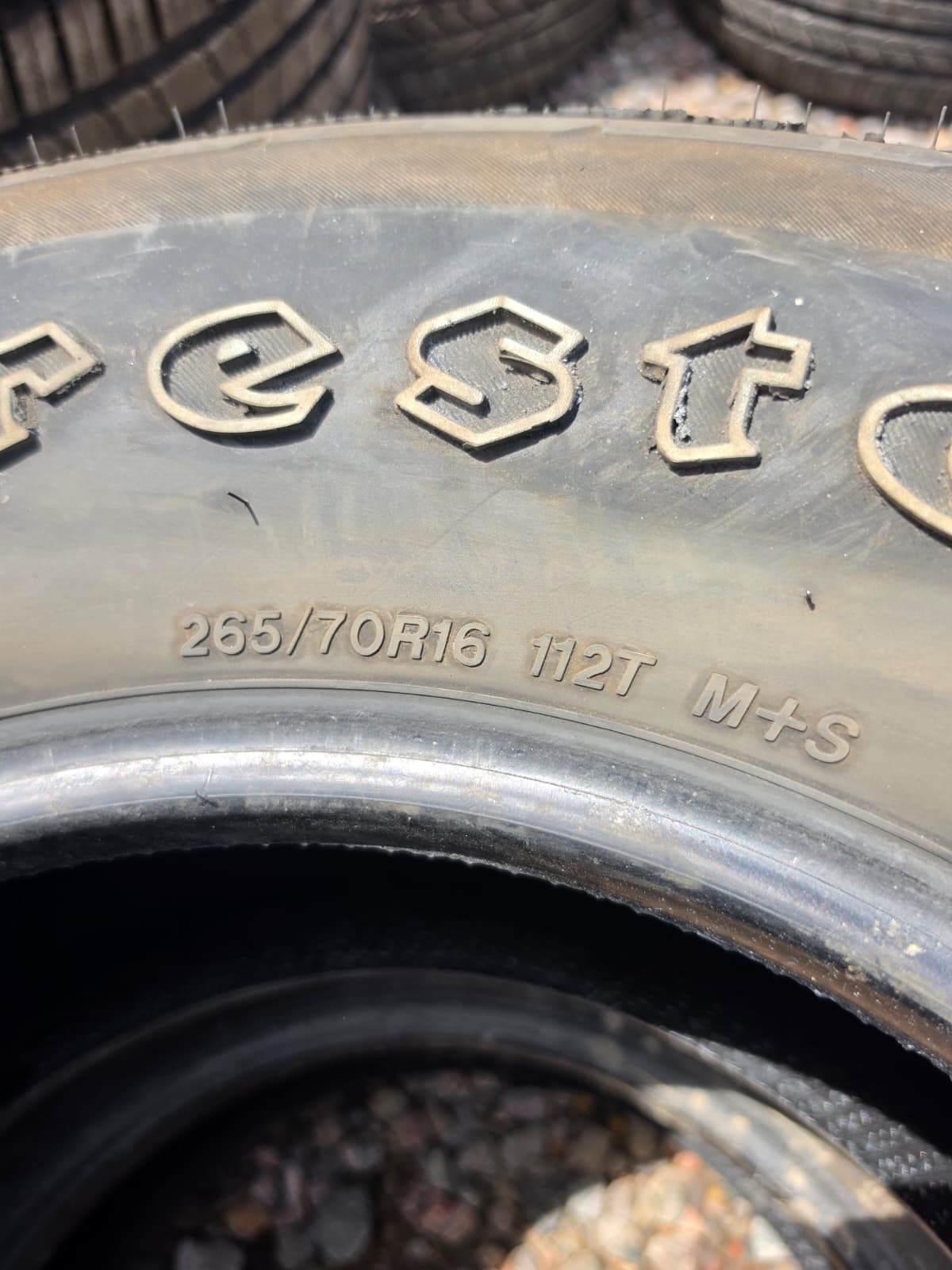265/70R16 Pair (2 Used Tires) FireStone Destination LE3