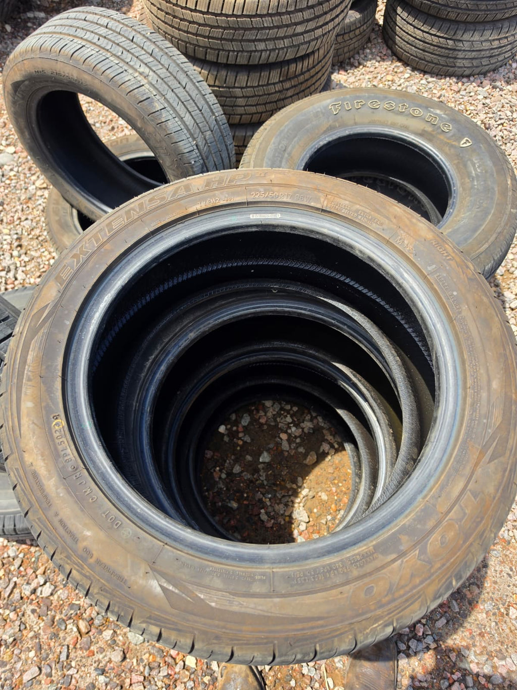 225/50R17 Set (4 Used Tires) Toyo Extensa HP2