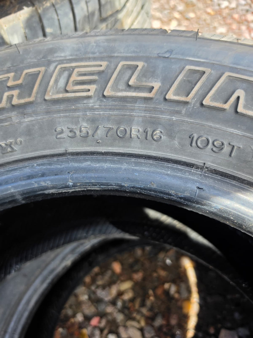 235/70R16 Pair (2 Used Tires) Michelin X LT