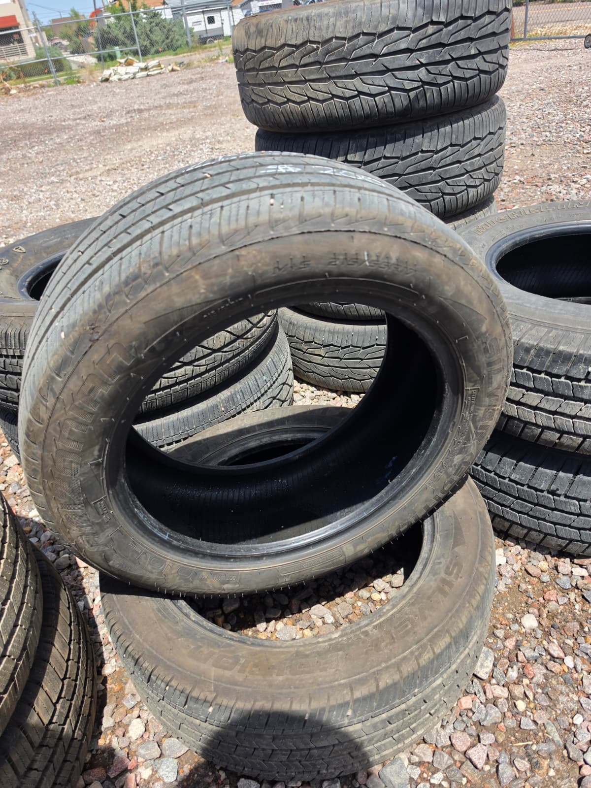 215/55R17 Pair (2 Used Tires) Arizonian Silver Edition
