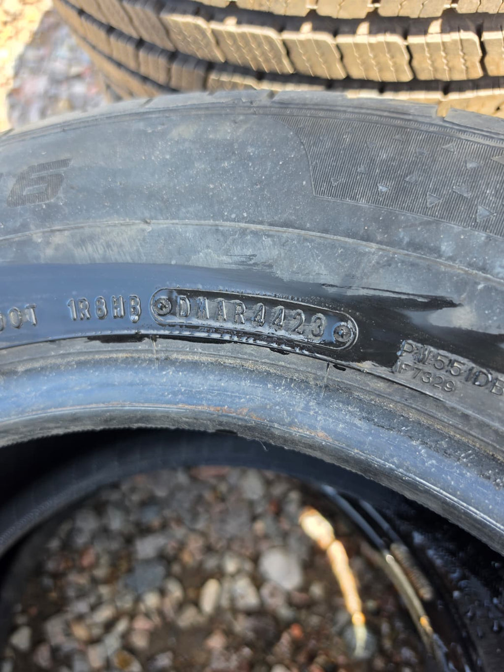 235/65R16 Pair (2 Used Tires) Falken Aklimate