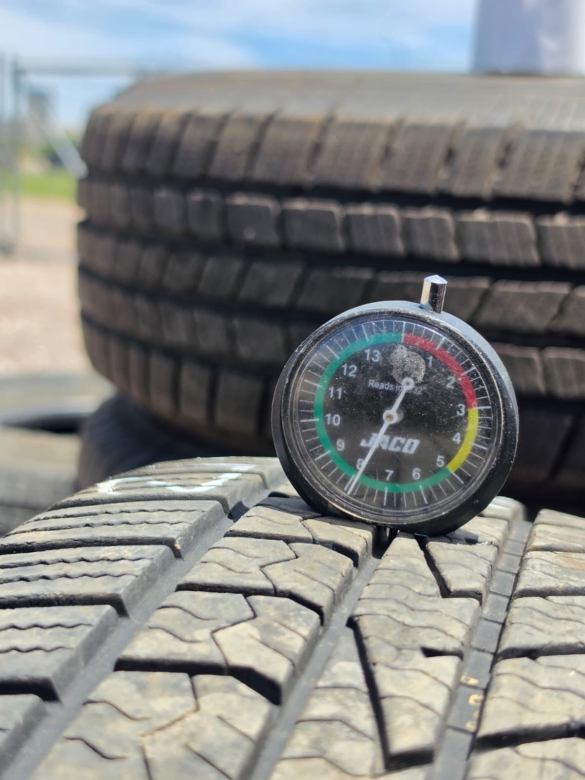 235/65R16 Pair (2 Used Tires) Falken Aklimate