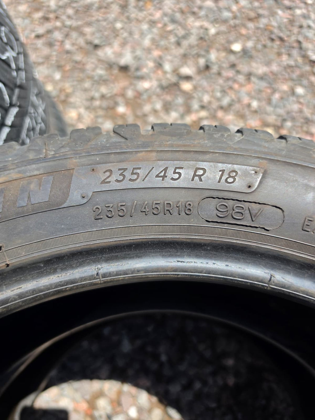 235/45R18 Pair (2 Used Tires) Michelin Cross Climate2
