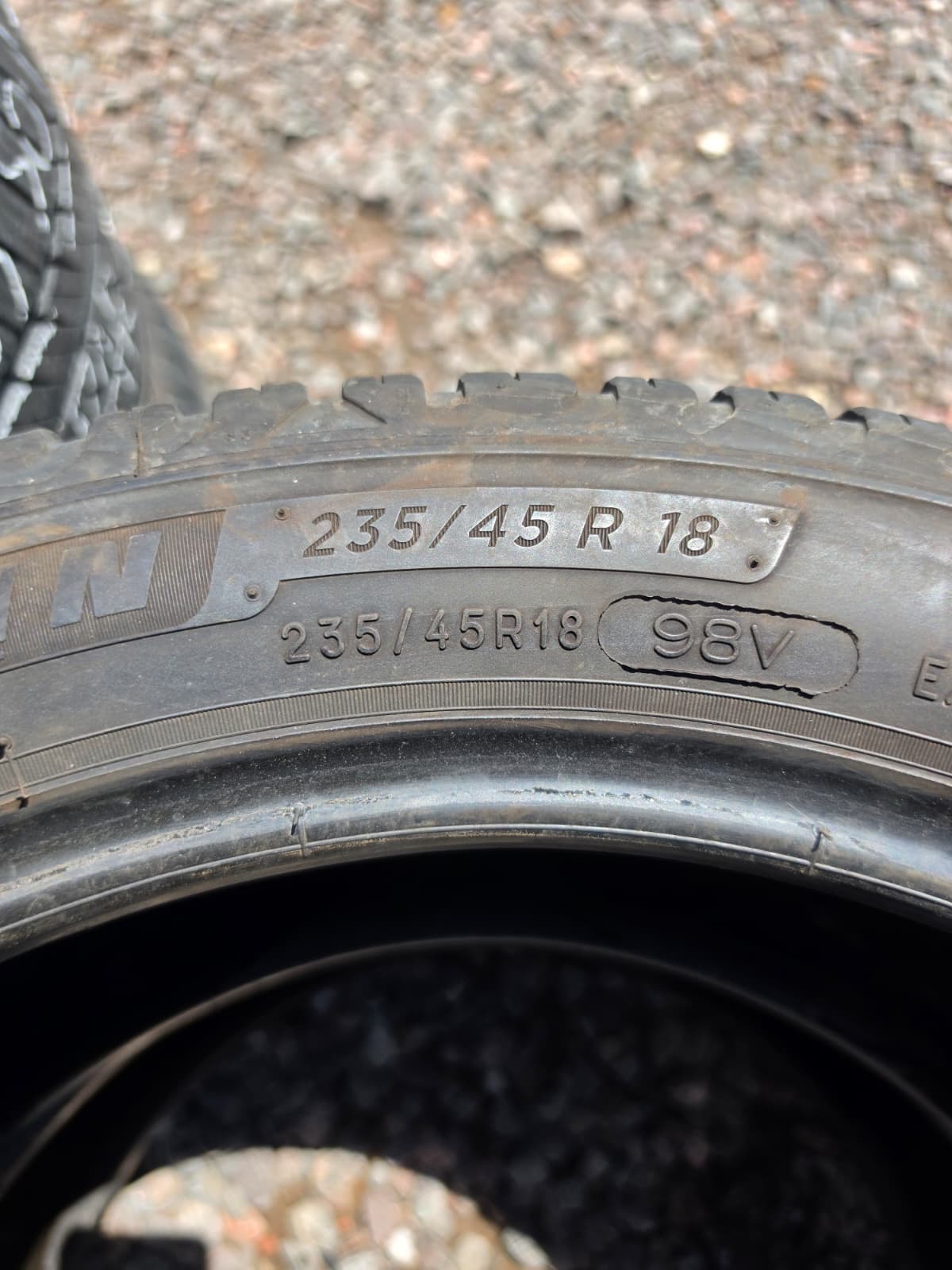235/45R18 Pair (2 Used Tires) Michelin Cross Climate2
