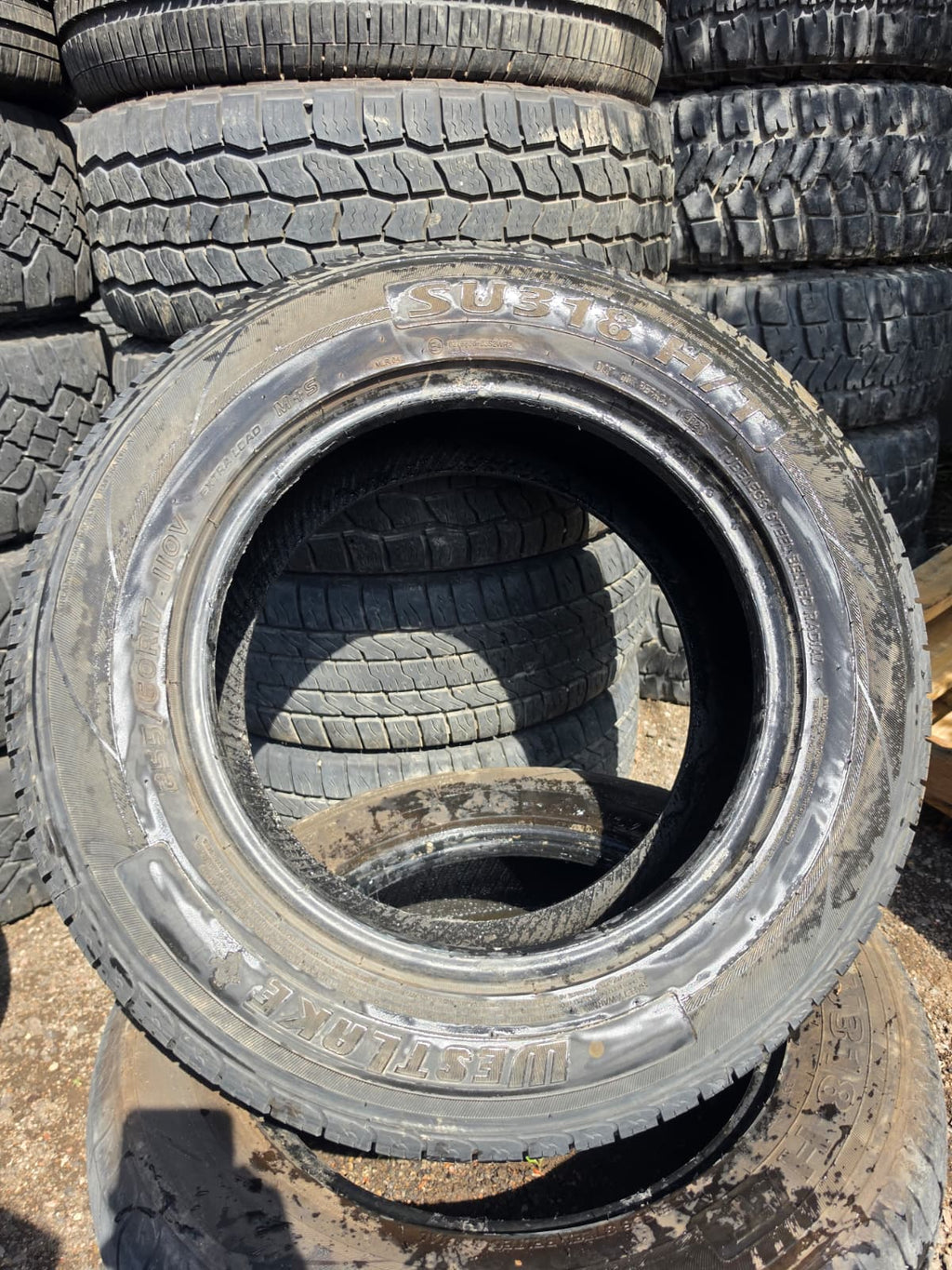 255/60R17 Pair (2 Used Tires) Westlake SU318