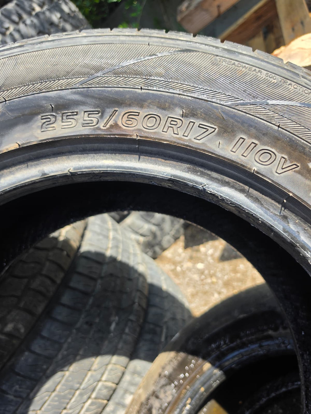 255/60R17 Pair (2 Used Tires) Westlake SU318