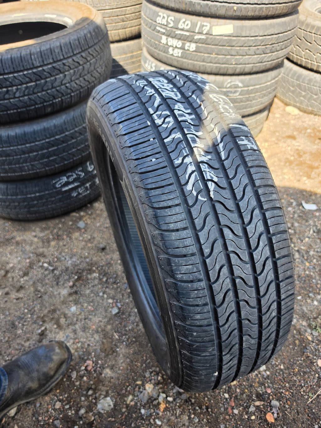 225/60R17 Set (4 Used Tires) FireStone All Season