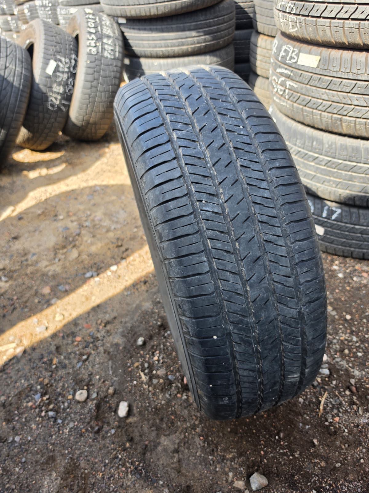 225/60R17 Pair (2 Used Tires) Yokohama Geolandar G91