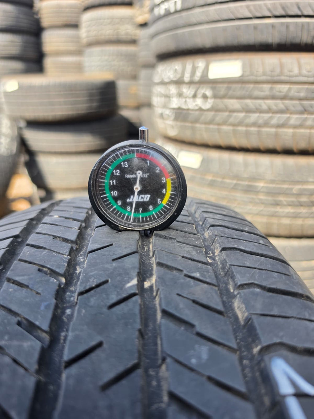 225/60R17 Pair (2 Used Tires) Yokohama Geolandar G91