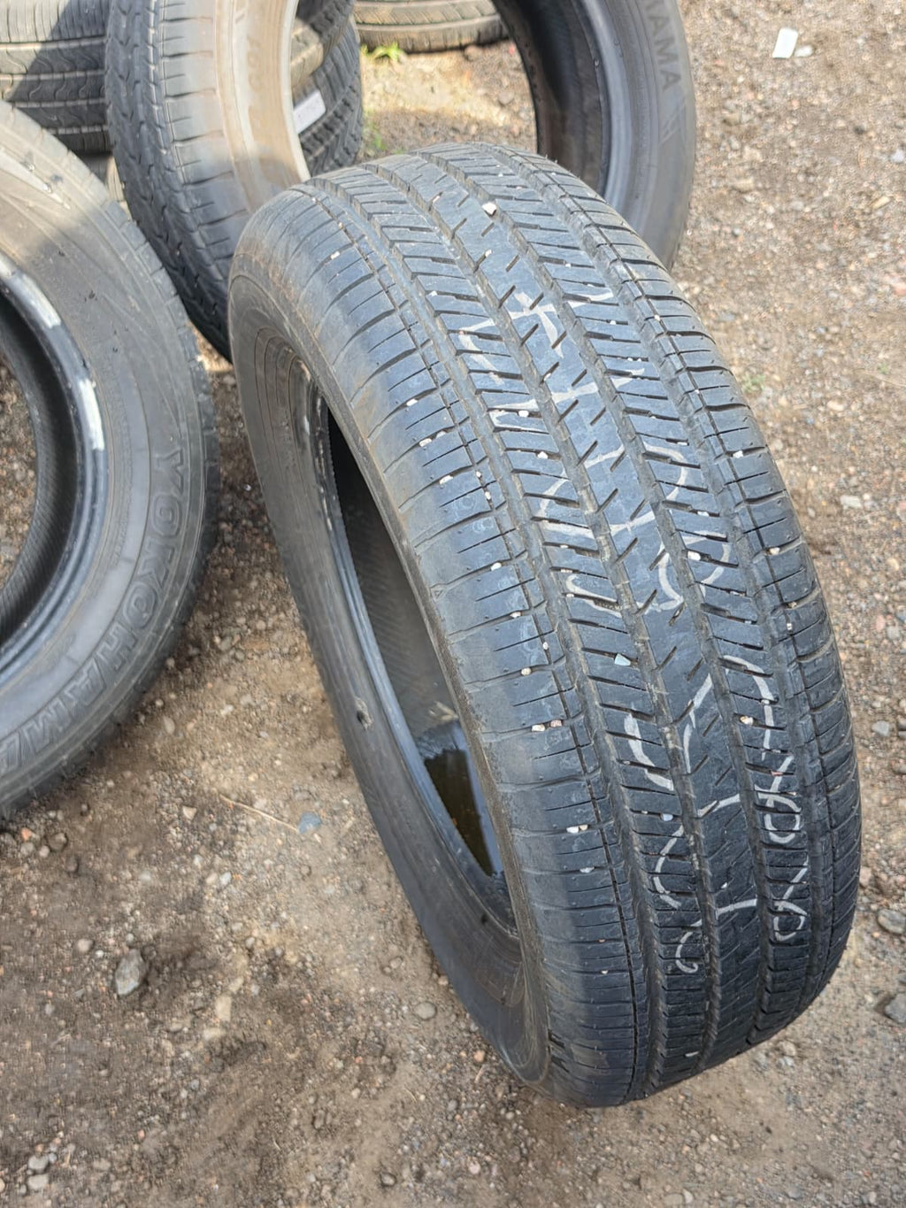 225/60R17 Set (4 Used Tires) Yokohama Geolandar G91