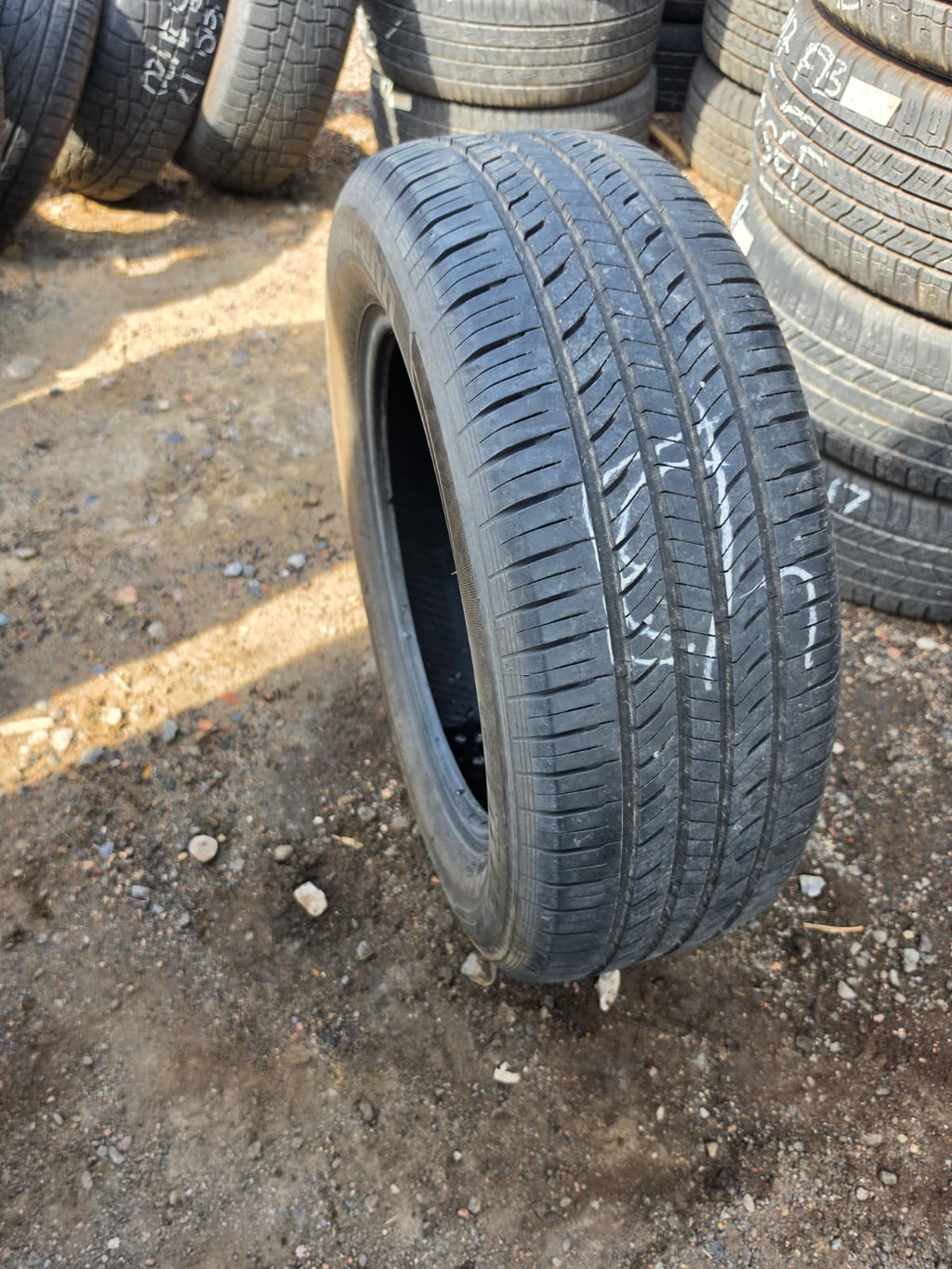 225/60R17 Pair (2 Used Tires) Laufenn G Fit AS