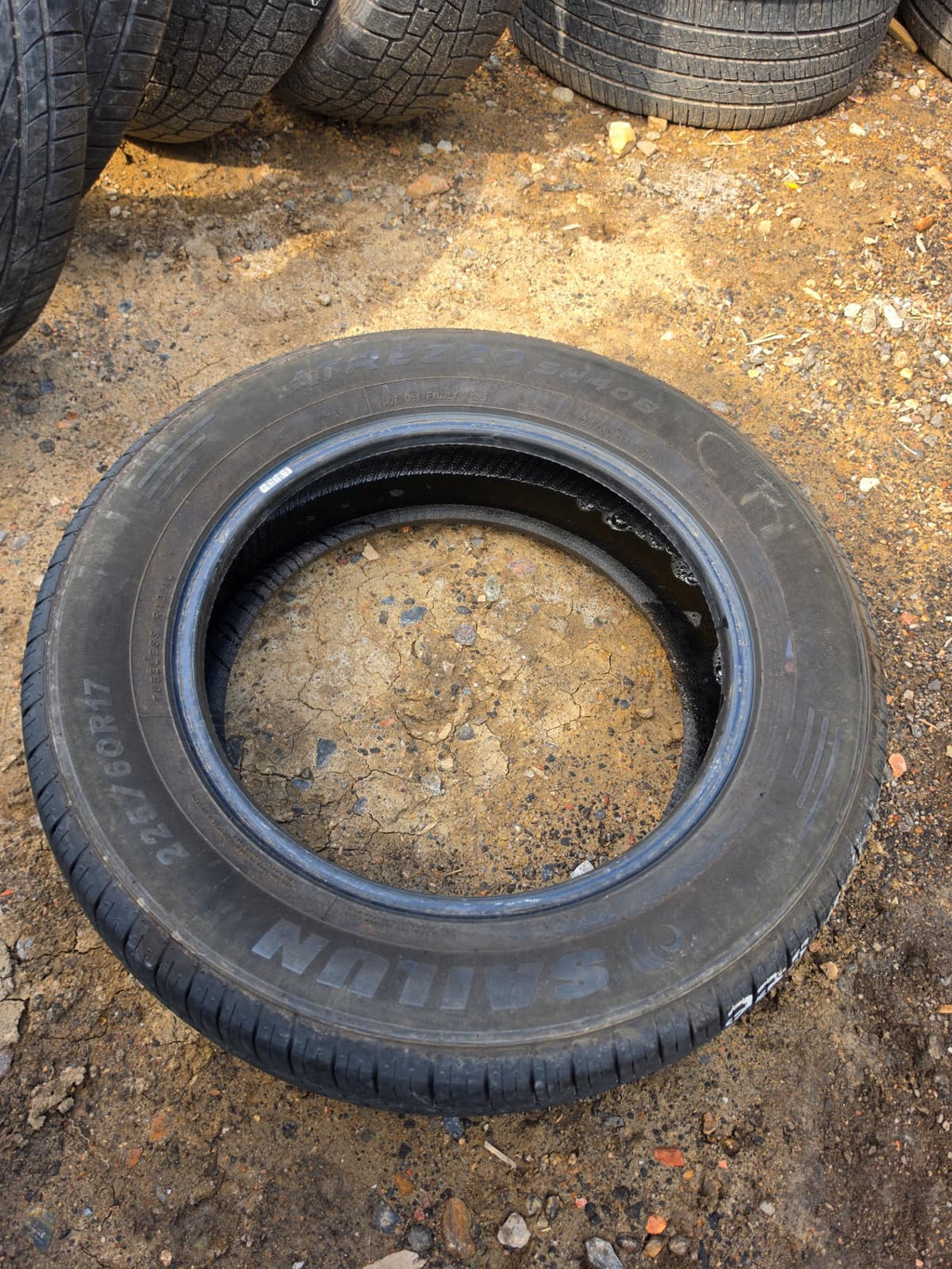 225/60R17 Pair (2 Used Tires) Sailun Atrezzo