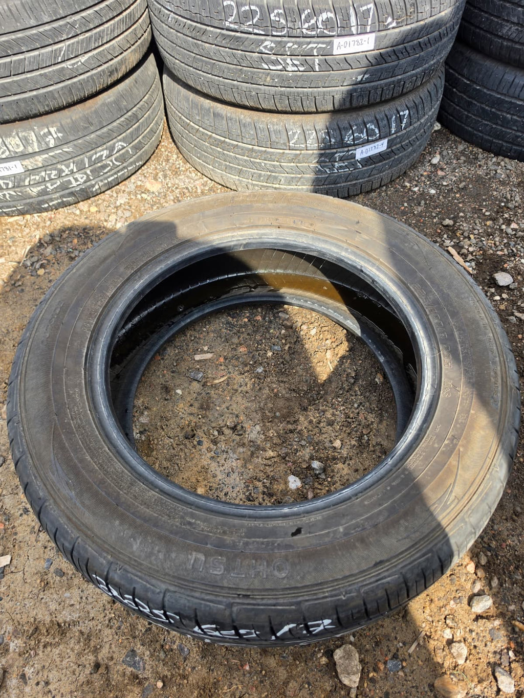 225/60R17 Pair (2 Used Tires) OHTSU FP0612