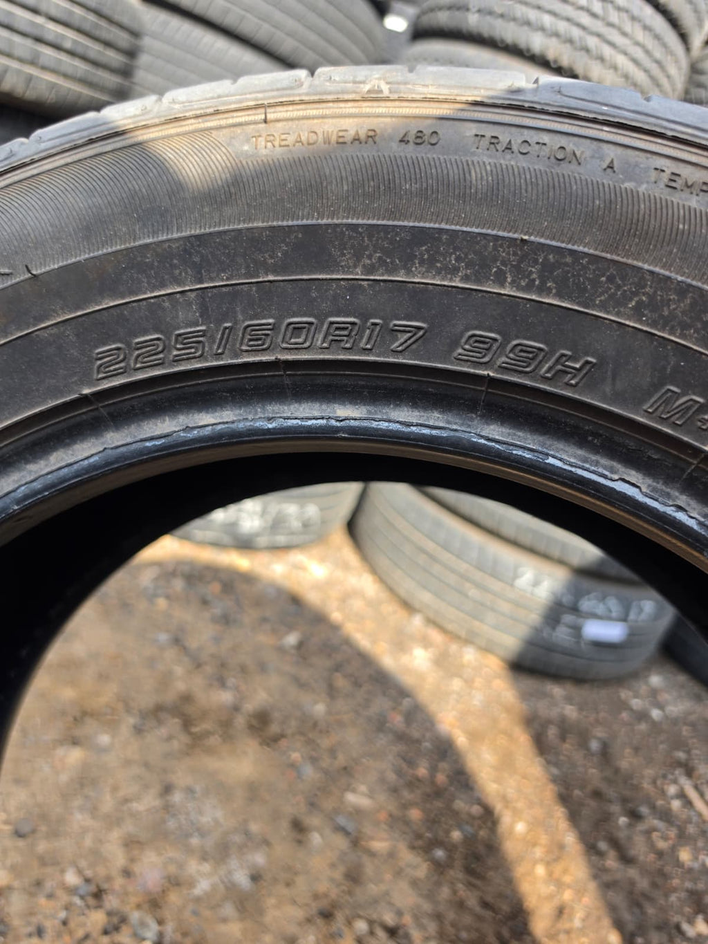 225/60R17 Pair (2 Used Tires) OHTSU FP0612