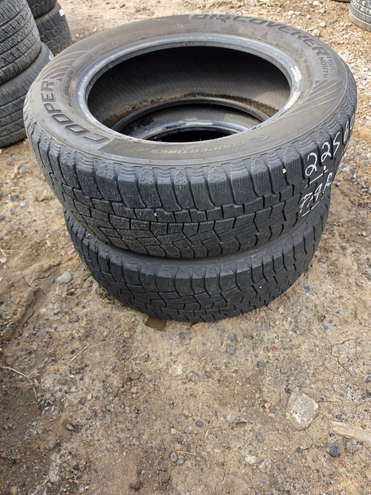 225/60R17 Pair (2 Used Tires) Cooper Discoverer True North
