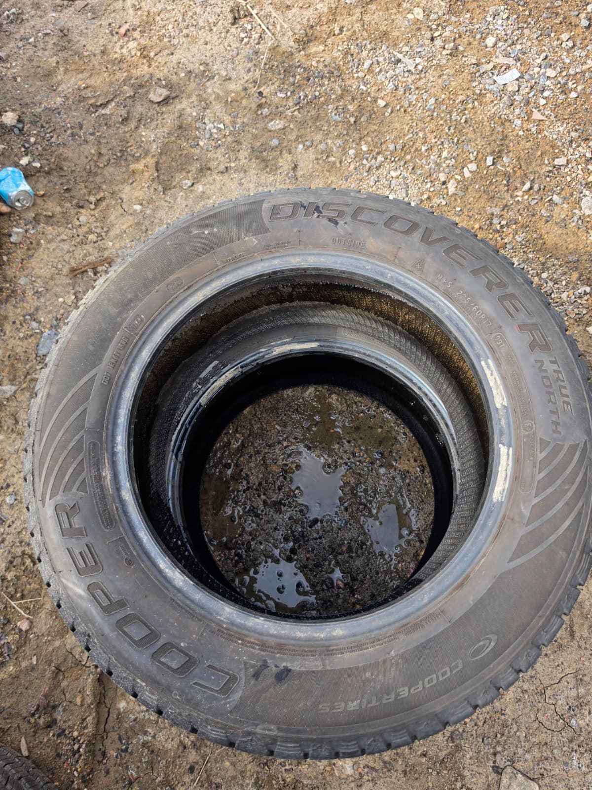 225/60R17 Pair (2 Used Tires) Cooper Discoverer True North