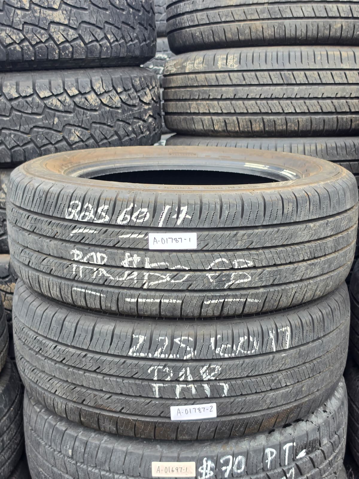 225/60R17 Set (2 Used Tires) Mazama Tire Reputation