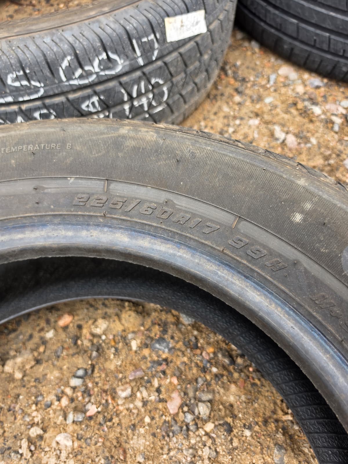 225/60R17 Pair (2 Used Tires) IronMan Radial RB-12