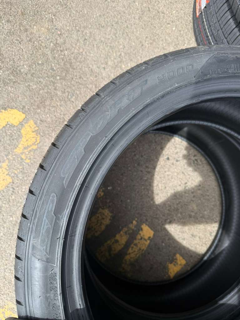 225/45R19 Pair (2 Brand New Tires) Dunlop SP Sport 5000
