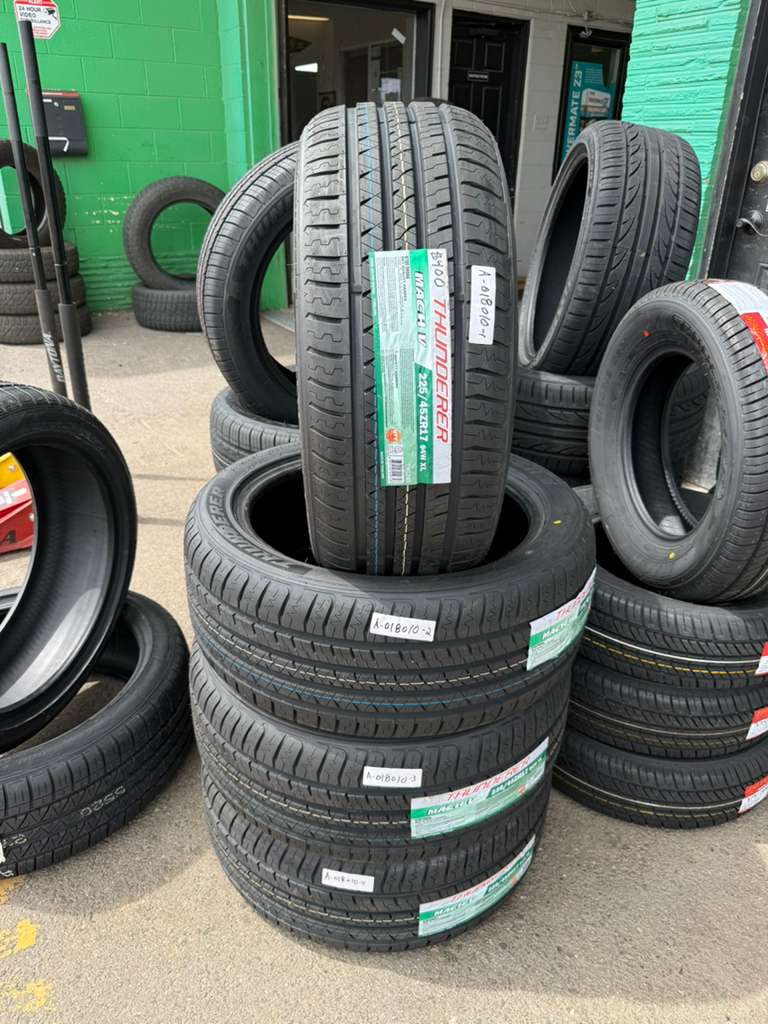 225/45R17 Pair (2 Brand New Tires Left!!) Thunderer Mach V