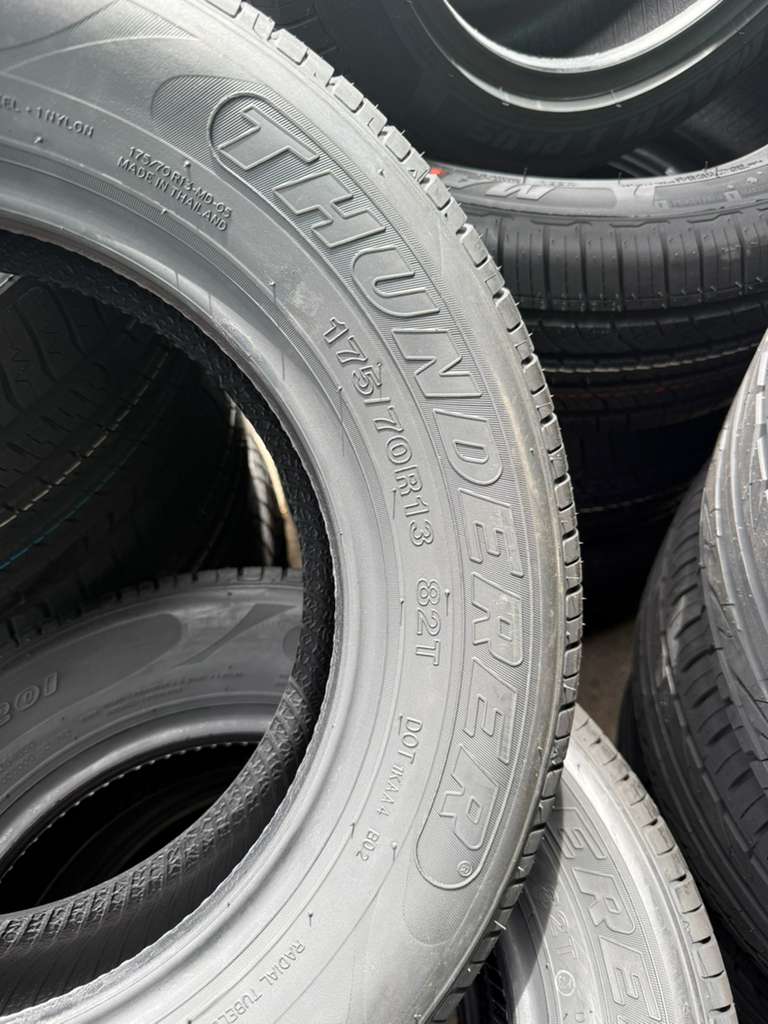 175/70R13 Set (4 Brand New Tires) Thunderer Mach 1