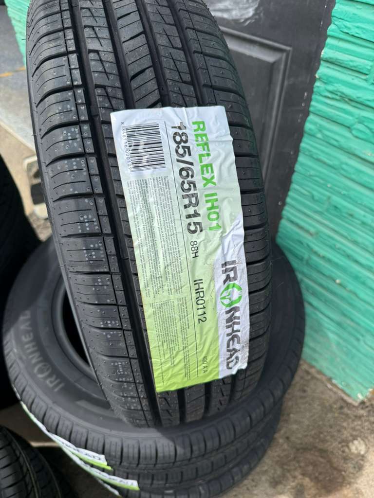185/65R15 Set (4 Brand New Tires) Ironhead Reflex IH01