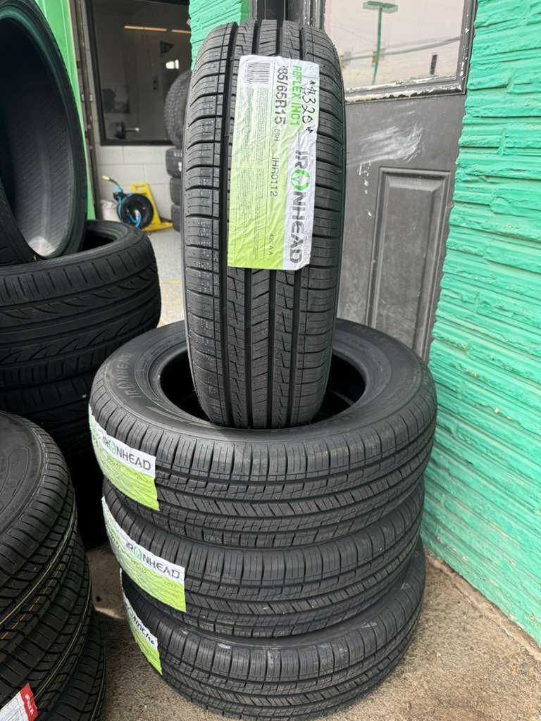 185/65R15 Set (4 Brand New Tires) Ironhead Reflex IH01