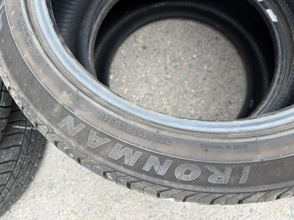 235/45R18 Pair (2 Used Tires) Ironman Imovegen 2 AS