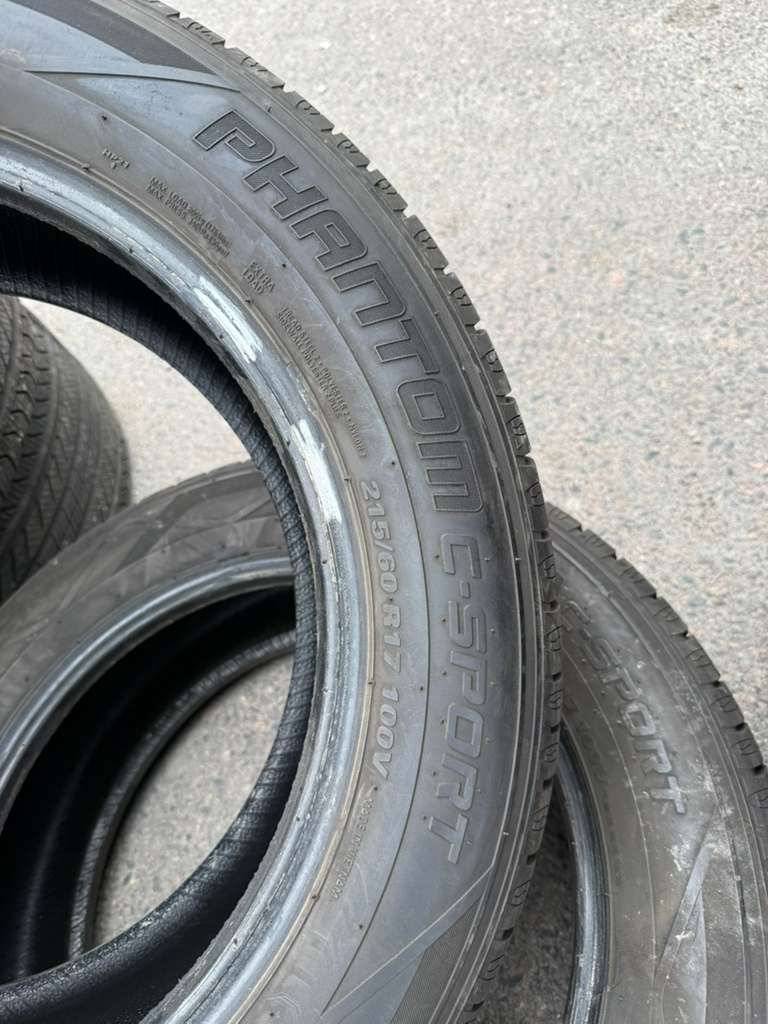 215/60R17 Pair (2 Used Tires) Phantom C-Sport