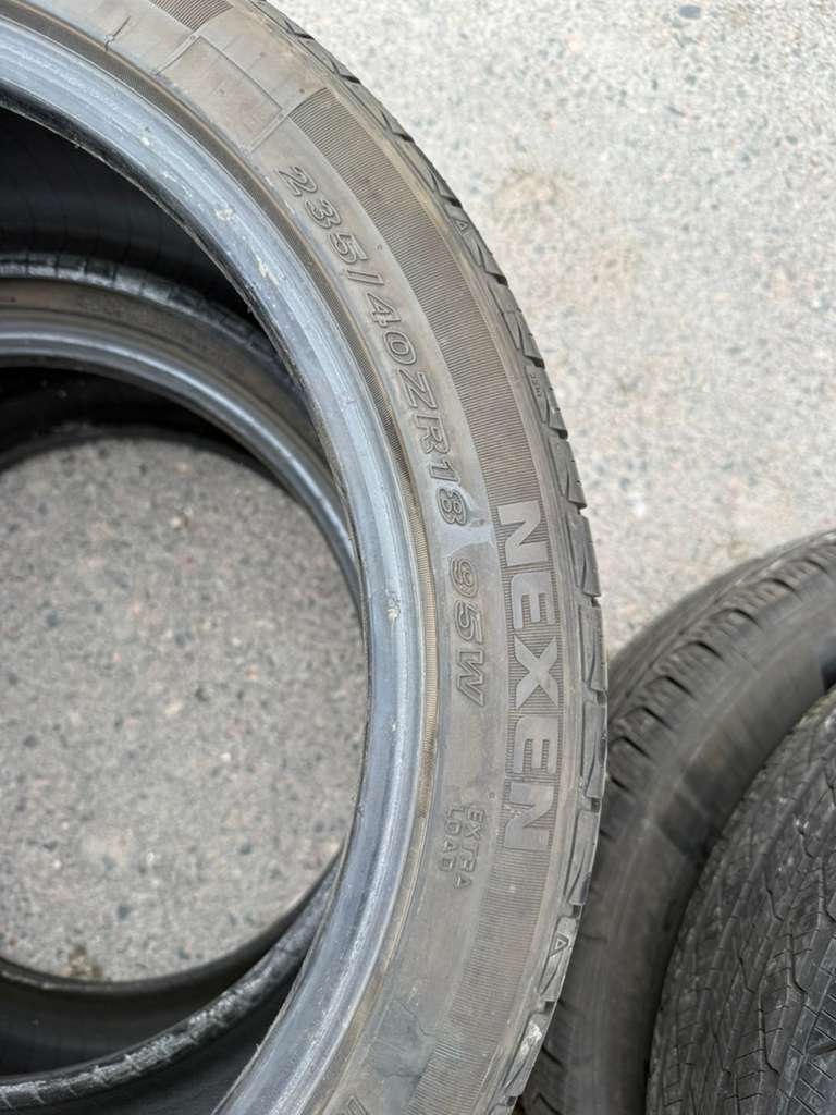 235/40R18 Pair (2 Used Tires) Nexen Nfera AU7