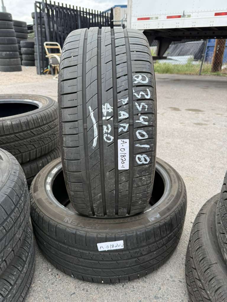 235/40R18 Pair (2 Used Tires) Nexen Nfera AU7