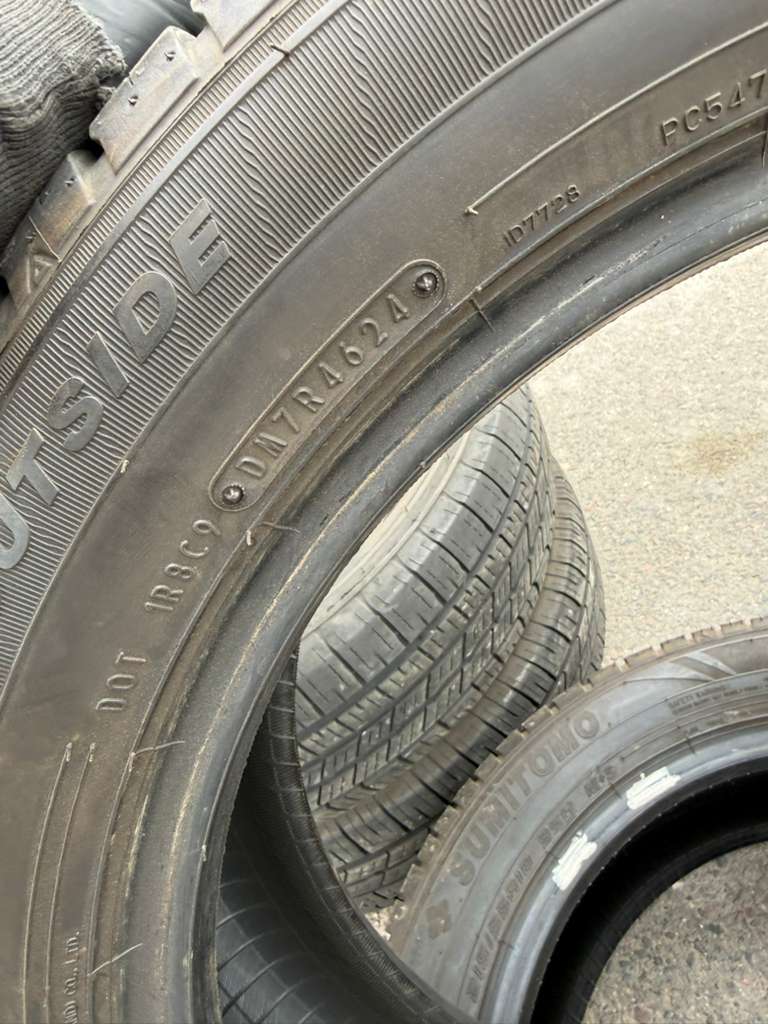 215/55R18 Pair (2 Used Tires) Sumitomo HTR A/S P03