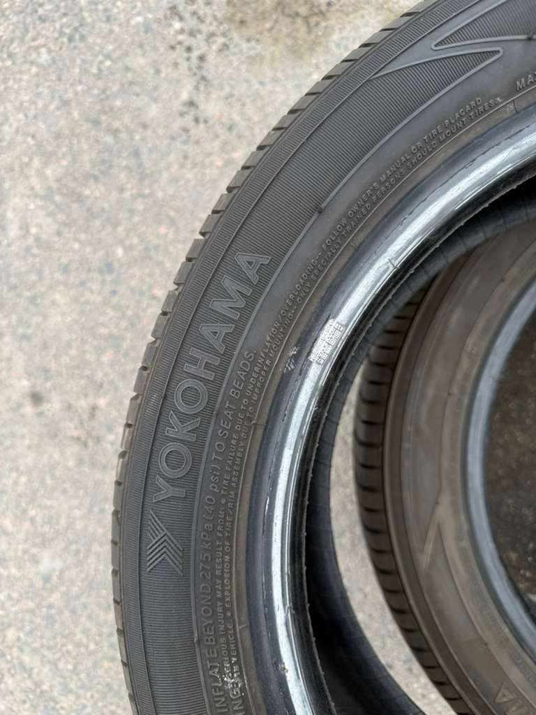 175/55R15 Pair (2 Used Tires) Yokohama Avid