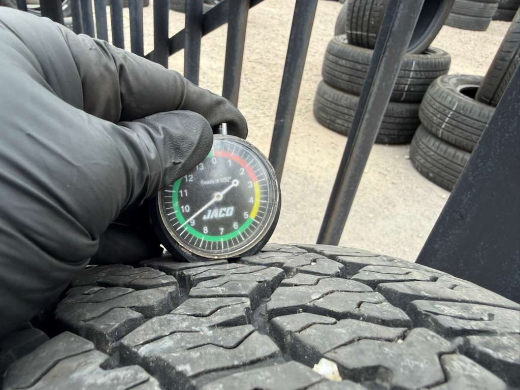 235/65R16C Pair (2 Used Tires) Goodyear Wrangler Workhorse AT
