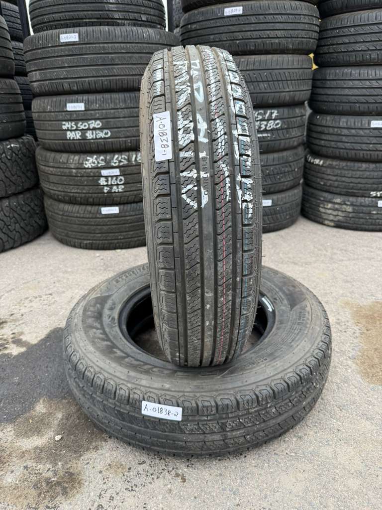 ST205/75R15 Pair (2 Used Tires) Carlisle Radial Trail