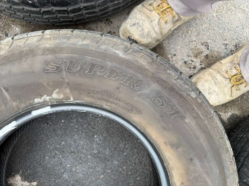 ST225/75R15 Pair (2 Used Tires) Westlake Super