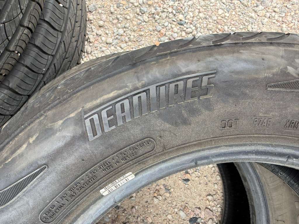 195/65R15 Pair (2 Used Tires) Dean Tires Road Control