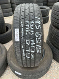 195/65R15 Pair (2 Used Tires) Dean Tires Road Control