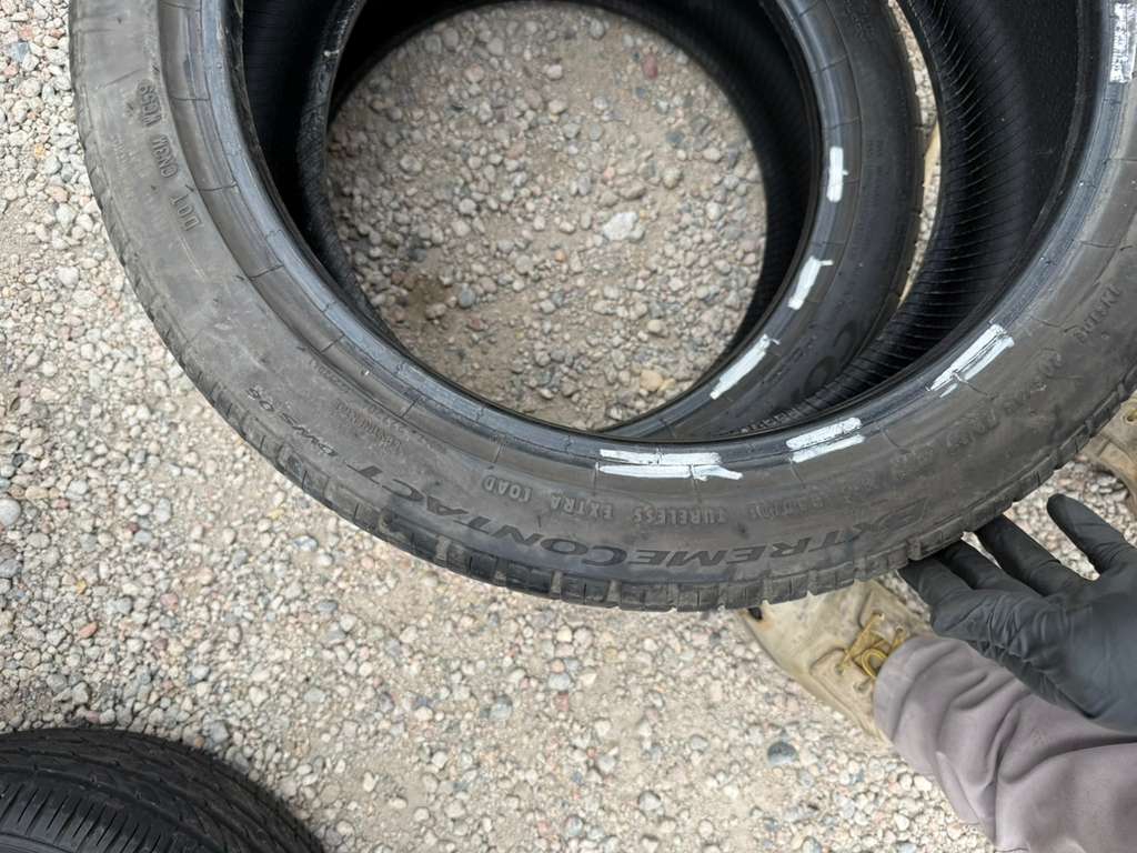 205/45R17 Pair (2 Used Tires) Continental Extreme Contact