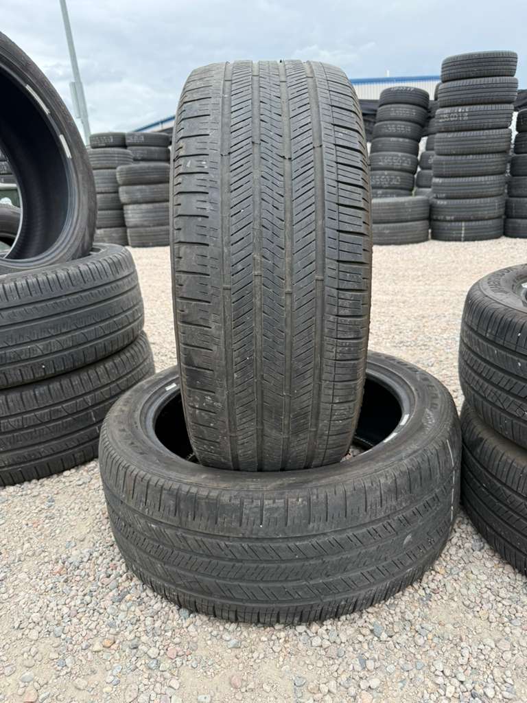 285/45R22 Pair (2 Used Tires) Goodyear Eagle Sport