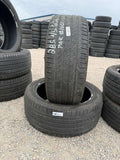 285/45R22 Pair (2 Used Tires) Goodyear Eagle Sport