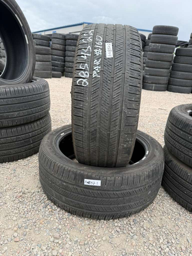 285/45R22 Pair (2 Used Tires) Goodyear Eagle Sport