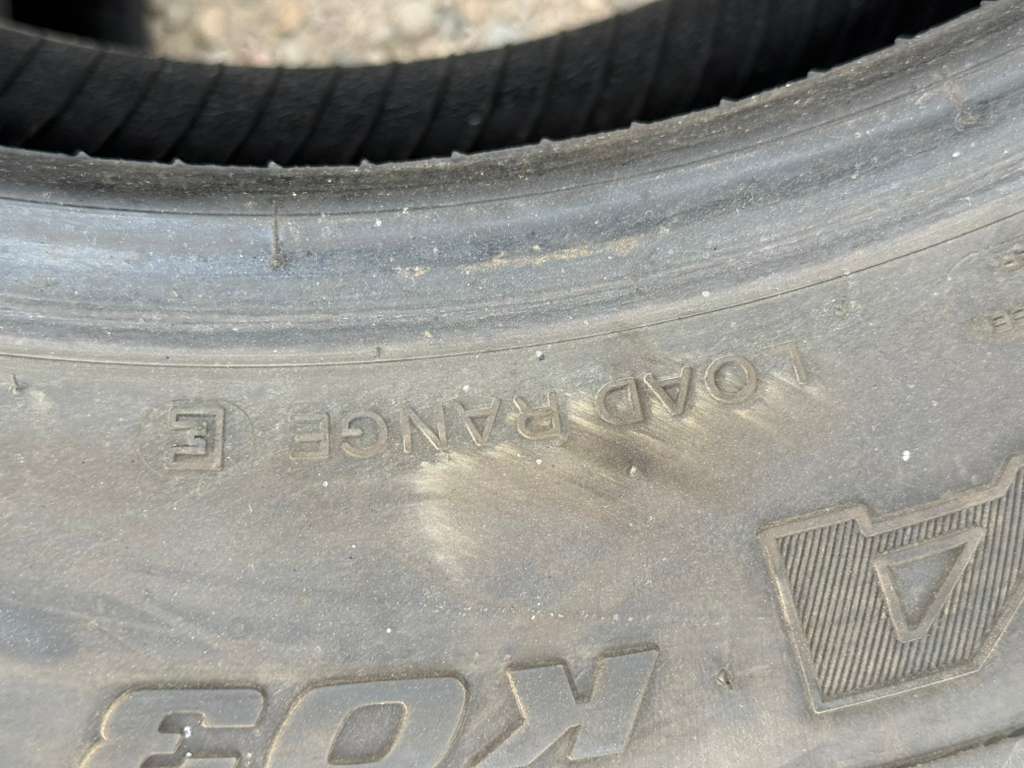 LT275/65R20 Pair (2 Used Tires) Bfgoodrich K03