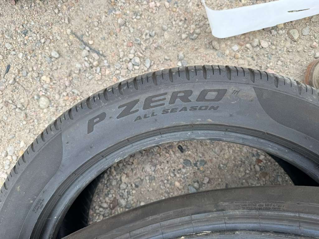 245/50R20 Pair (2 Used Tires) Pirelli P Zero