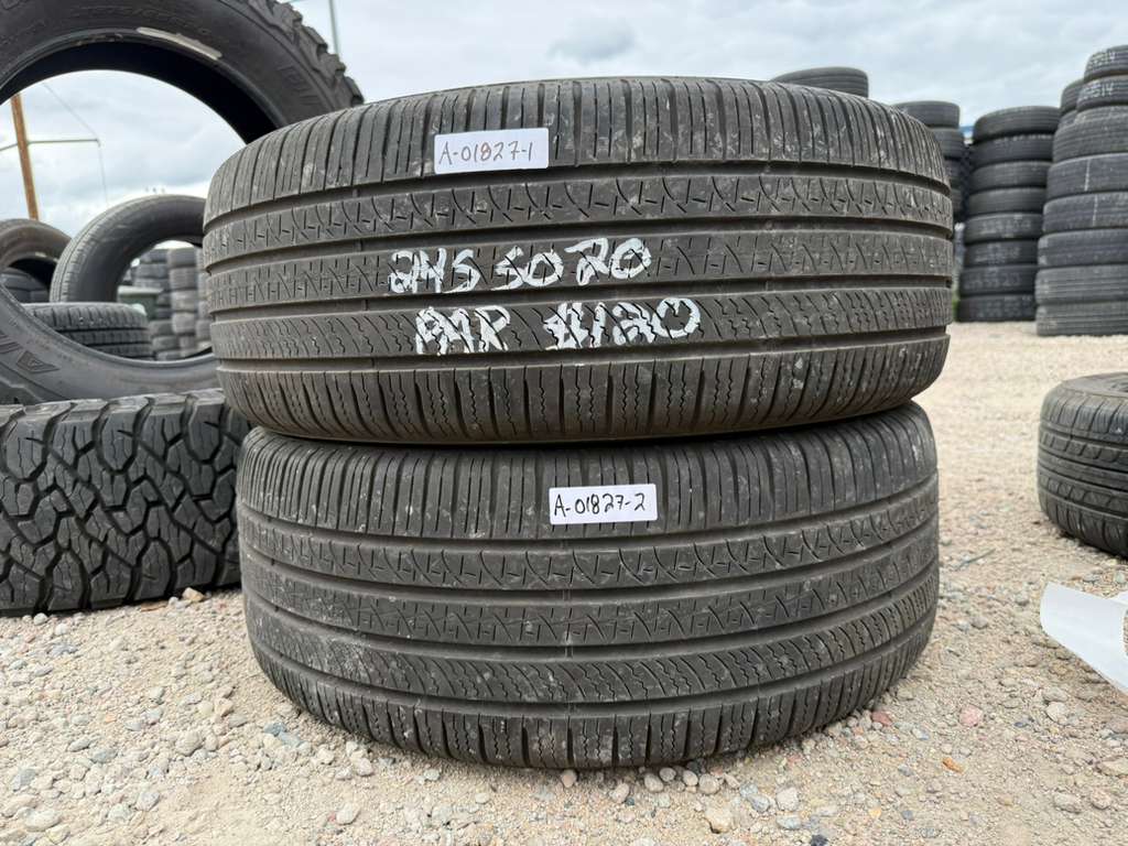 245/50R20 Pair (2 Used Tires) Pirelli P Zero