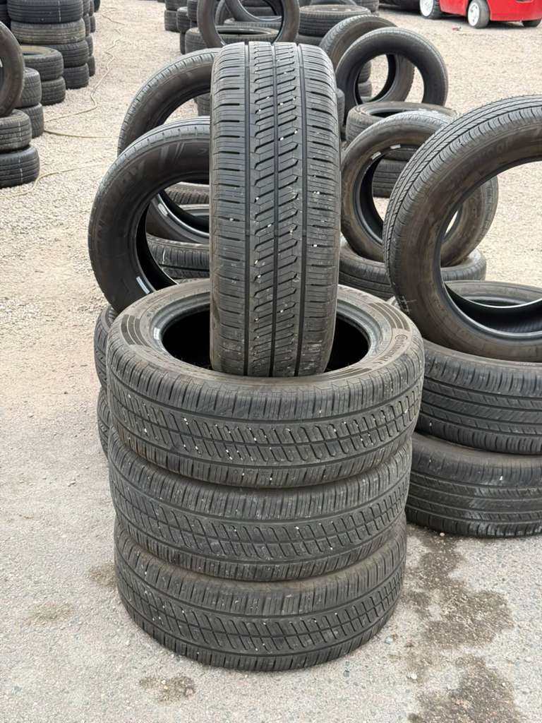 215/55R17 Set (4 Used Tires) Continental Control Contact