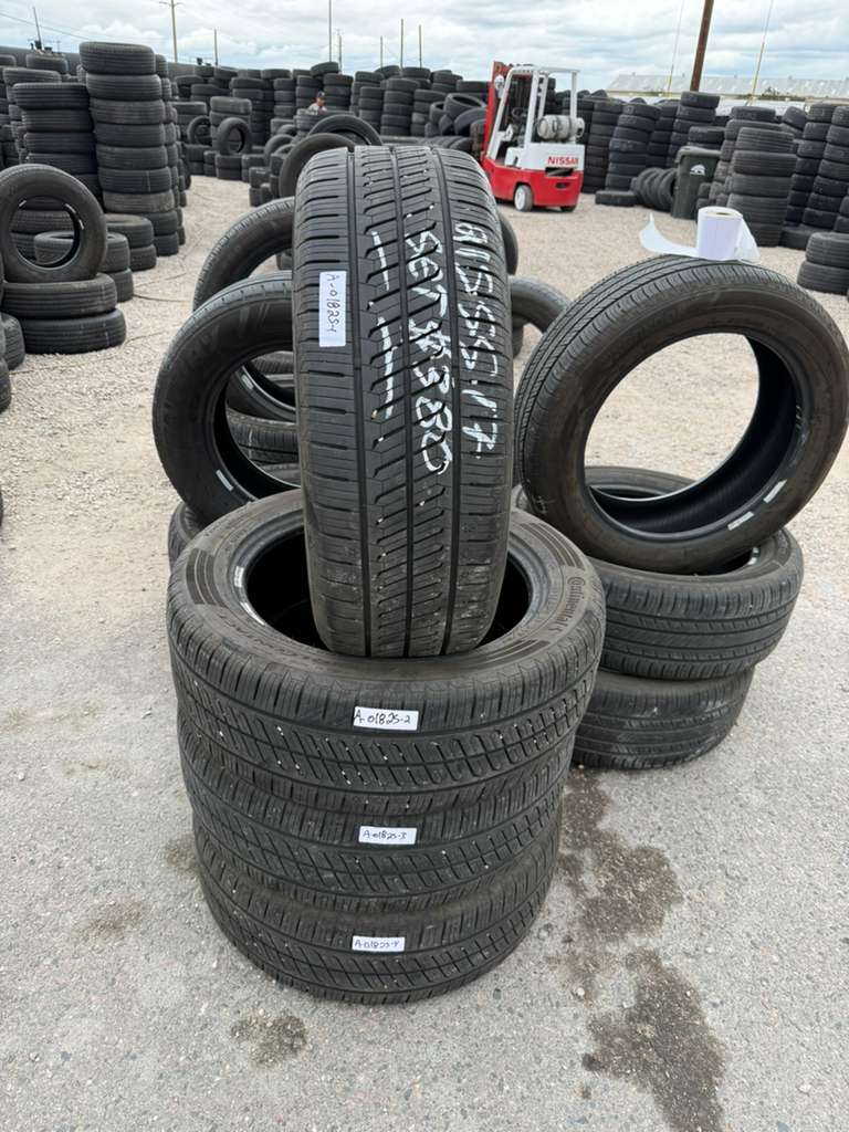 215/55R17 Set (4 Used Tires) Continental Control Contact