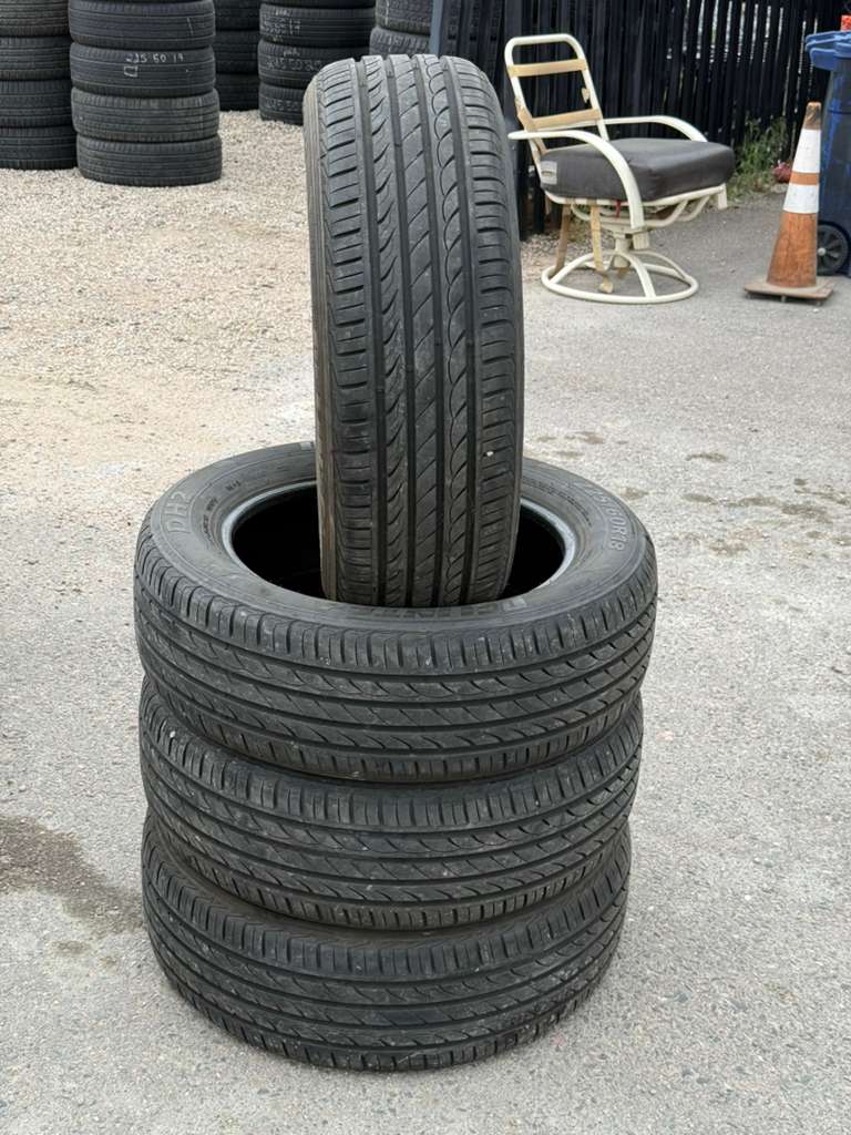 225/60R18 Set (4 Used Tires) Delinte DH2